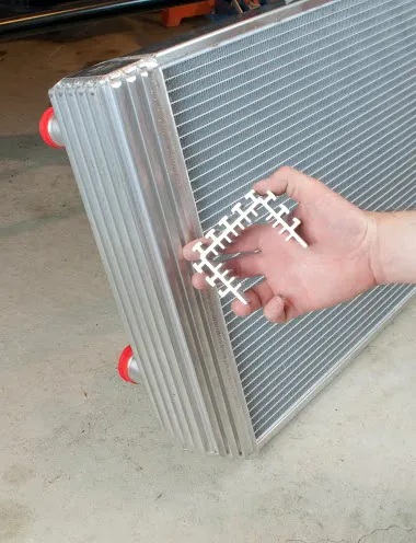 The Flex-a-fit radiator from Flex-a-lite includes a patented side tank design that helps pull heat out of the radiator more efficiently. The side tanks are made from extruded aluminum and feature fins on the inside and outside. These side tanks transfer 135-percent more efficiently than a typical aftermarket aluminum radiator tank and 41-percent more efficiently than a brass radiator tank.