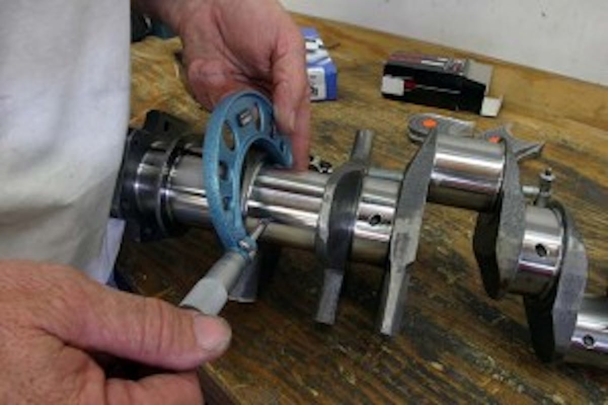 When customizing bearing clearances, you can mix half-shell thicker or thinner bearing halves to establish the desired clearance. For example, to decrease rod clearance by 0.0005-inch, use a -1 (0.001 less clearance) in the rod and then measure the clearance again. Use only the same style bearings when mixing half sizes and never mix manufacturer bearings in the same housing bore.