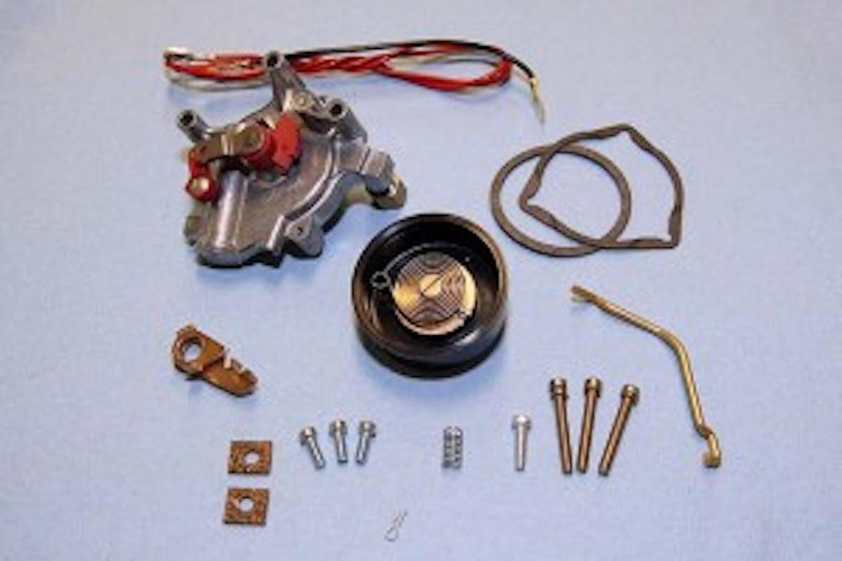 Here's what's included in Holley's electric choke conversion kit. (There are a few different versions so part numbers vary.) Not every component will be needed in every conversion.