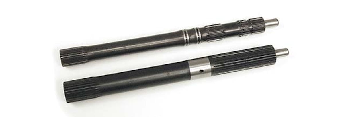 One of the first components that usually needs to be upgraded for either transmission is the input shaft. ATI's upgraded units are designed to be able to withstand incredible amounts of torque that would twist the stock input shafts in half.