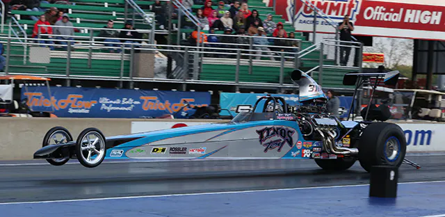 The Martino Motorsports' dragster. Photo courtesy David Smith.