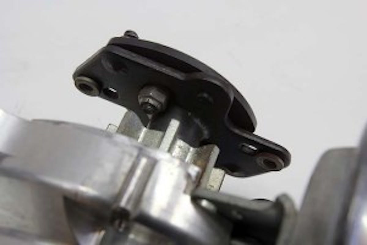 MSD distributors use a single pin and slot but also employ a bushing over the pin that can be easily changed. Remove the c-clip and you can replace the bushing with one of three other diameter bushings that regulate total mechanical advance.