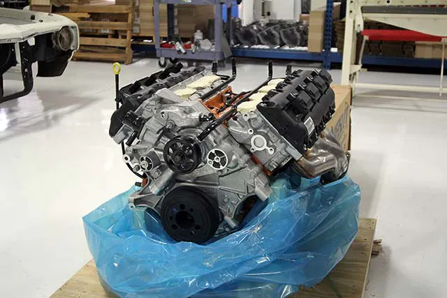 Motivation will be provided by this Dodge SRT8 crate Hemi.