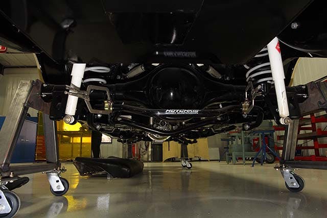 The rear has already been set up with a full compliment of Hotchkis suspension goodies.