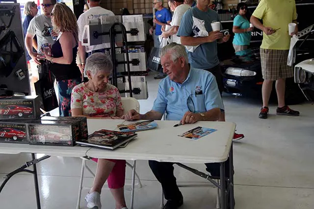 NASCAR Great Bobby Allison was on hand to sign autographs and shake hands.