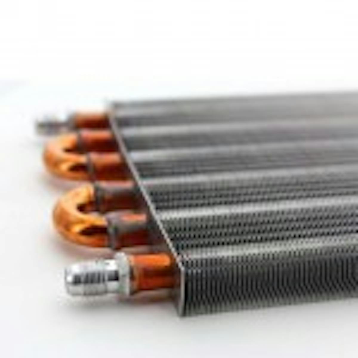 With the cooler in place you are ready to run your lines from the transmission to the cooler. Make sure to secure them to the frame so that they won't rub against moving parts. The Translife Oil Coolers can be had with your choice of either a barbed fitting for rubber hoses (don't forget a hose clamp) or an AN fitting for using -6 lines.