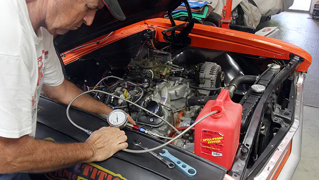 Checking dynamic fuel pressure is the only way to know for sure that the correct pressure is pushing on the fuel. Nitrous can be unforgiving for those who discover only too late that the system was a bit too lean because the fuel pressure was incorrectly set.