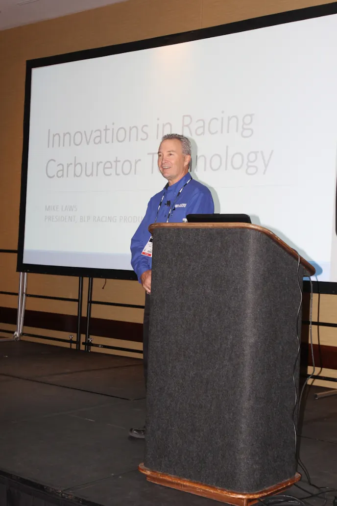 Of course, there were other presentations as well. Mike Laws of Bo Laws Performance (BLP) delivered a wealth of knowledge they’ve learned over the years of carburetor tuning.