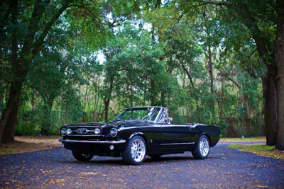 Revology’s Mustang features a replica body with all-new trim and chassis components.