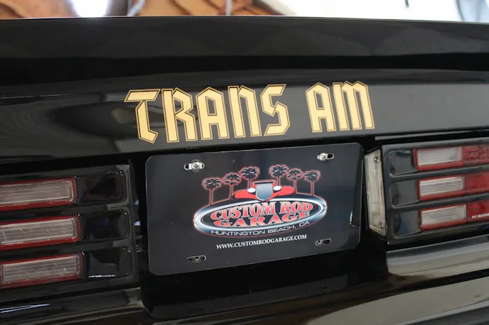 Custom Rod Garage served as the setting for the last several seasons of Overhaulin’, which called it quits in November 2015. This Trans Am was build #108 – the final build!