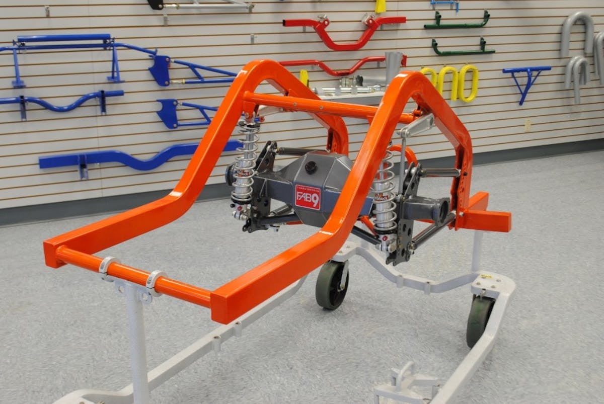 The ultimate in rear suspensions from Chris Alston’s Chassisworks started with a Drag-Race Eliminator II rear clip.