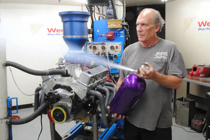 A steady steam of nitrous oxide adds plenty of power, but what actually happens to the airflow through the motor?