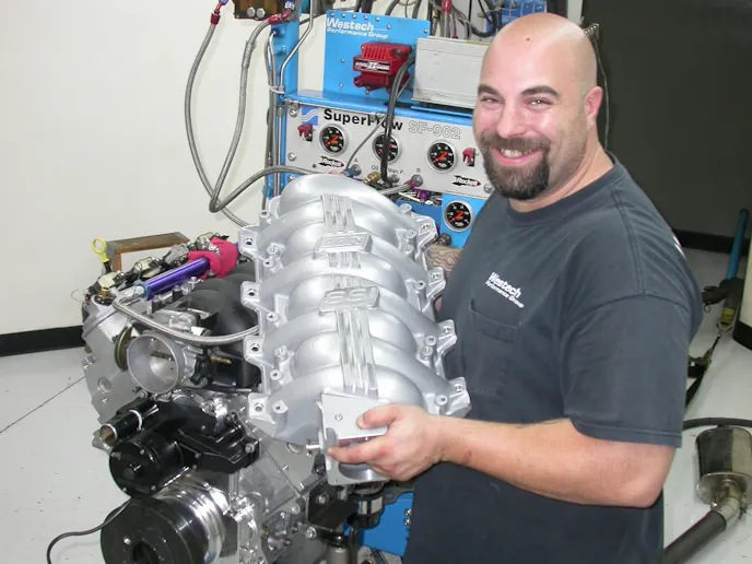 The BBK SSI and Speedmaster Qualifier (inset) intake looked impressive, but how did it compare to the factory intake?