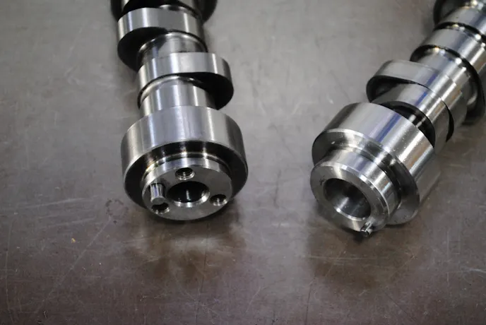 The LS3 featured a single-bolt cam, but our cam upgrade featured a three-bolt cam that required a new three-bolt, 4X cam sprocket. 