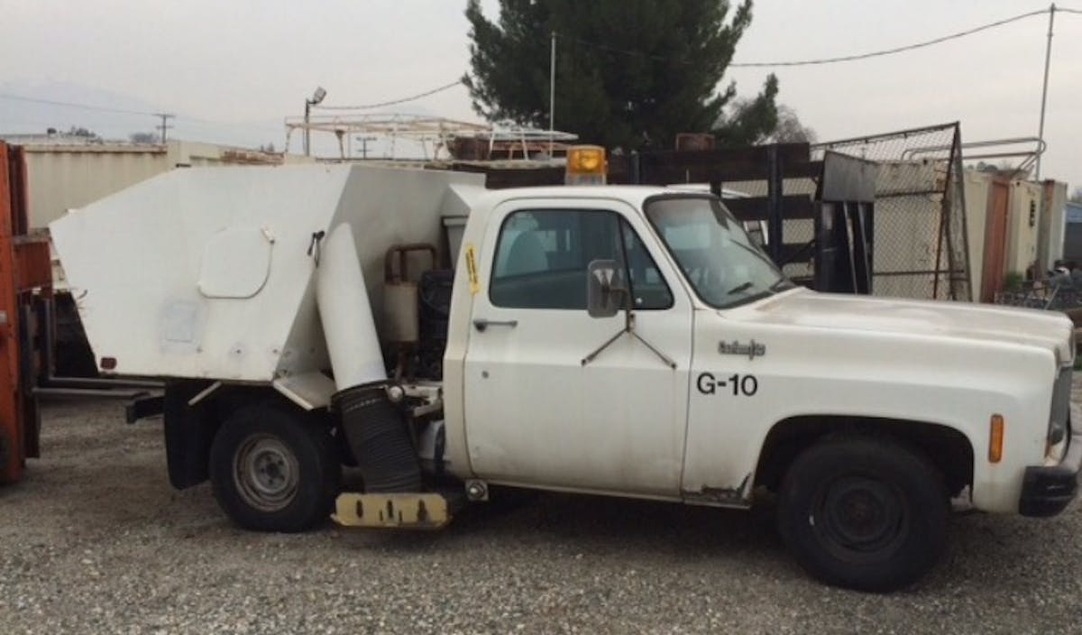 Humble beginnings. Before the resurrection, “Project Clean Sweep” served as a parking lot sweeper.