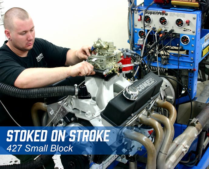 Bolting it all together — we were getting Stoked On Stroke! 