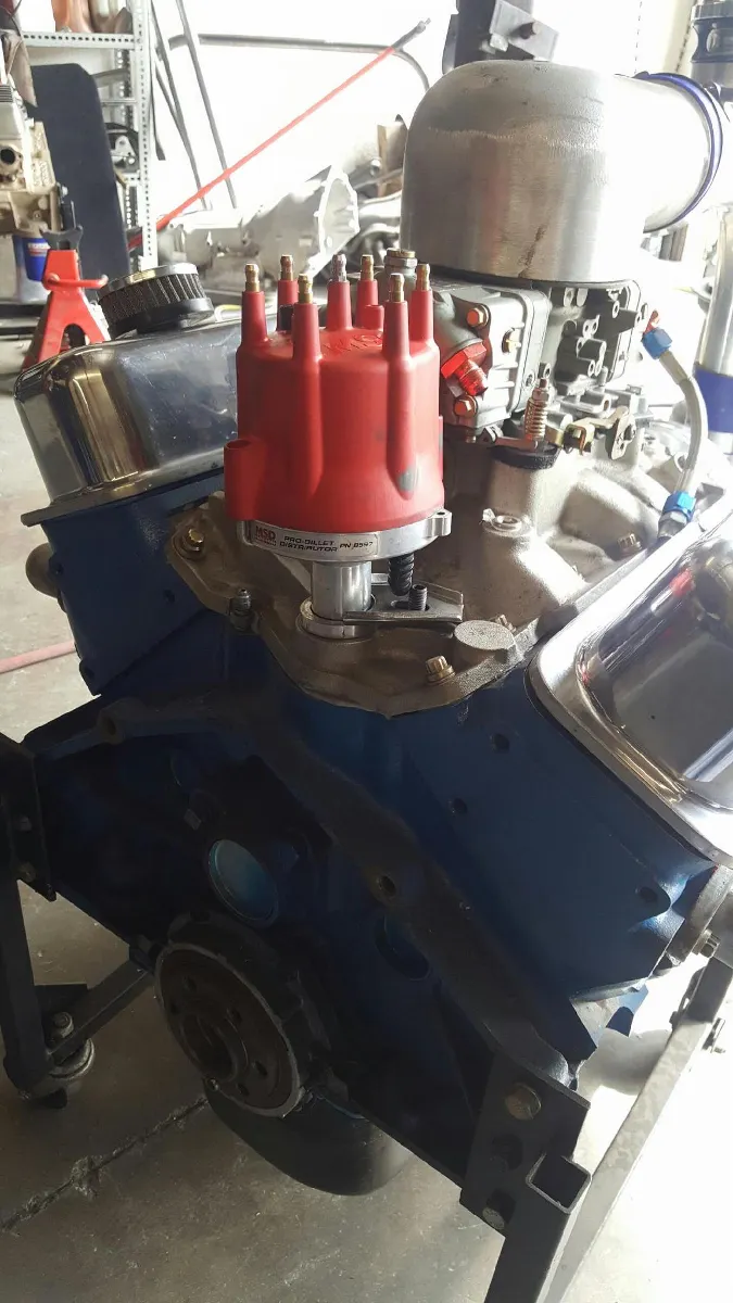 MSD supplied the necessary billet distributor for the V6 application, but an HEI can be used in place of the MSD.