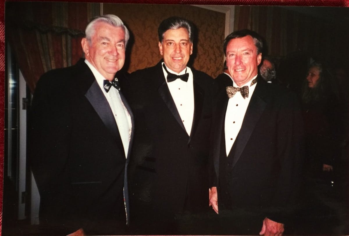 Bill has spent plenty of time with some of the top names in racing, because in terms of Chevy engineers, few had the hands on tuning and engine building experience of Tower. Even today, Chevy HQ knows they can call on him to diagnose vehicle issues — especially Corvette based. From left to right; Bobby Allison, Bill Tower, and Johnny Rutherford.