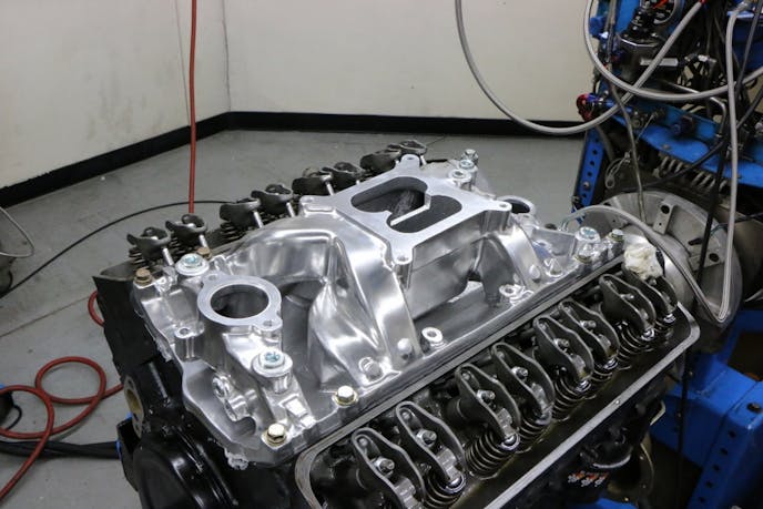 The GM crate motor responded very well to the head, cam, and intake upgrade, as the power output jumped from 263 hp and 348 lb-ft of torque to 353 hp and 391 lb-ft of torque.        