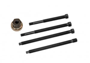 Long reach harmonic balancer installation tool