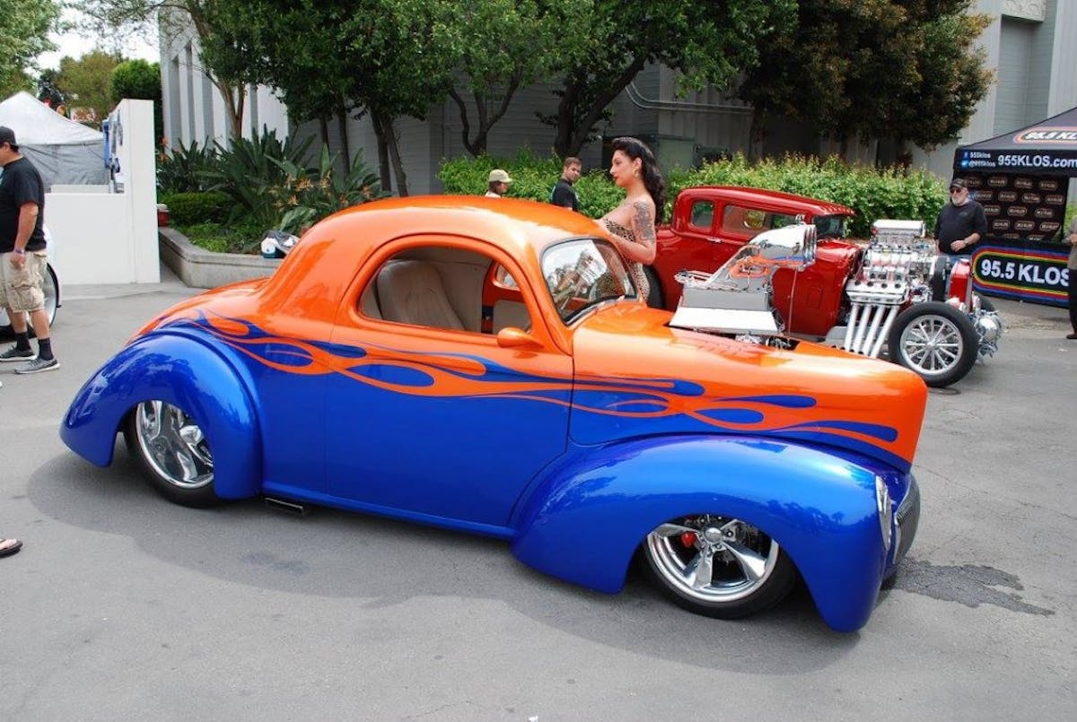 Winner of the Street Rod Life editor's pick award was this Willys of Jim Hix - certainly you can see why.
