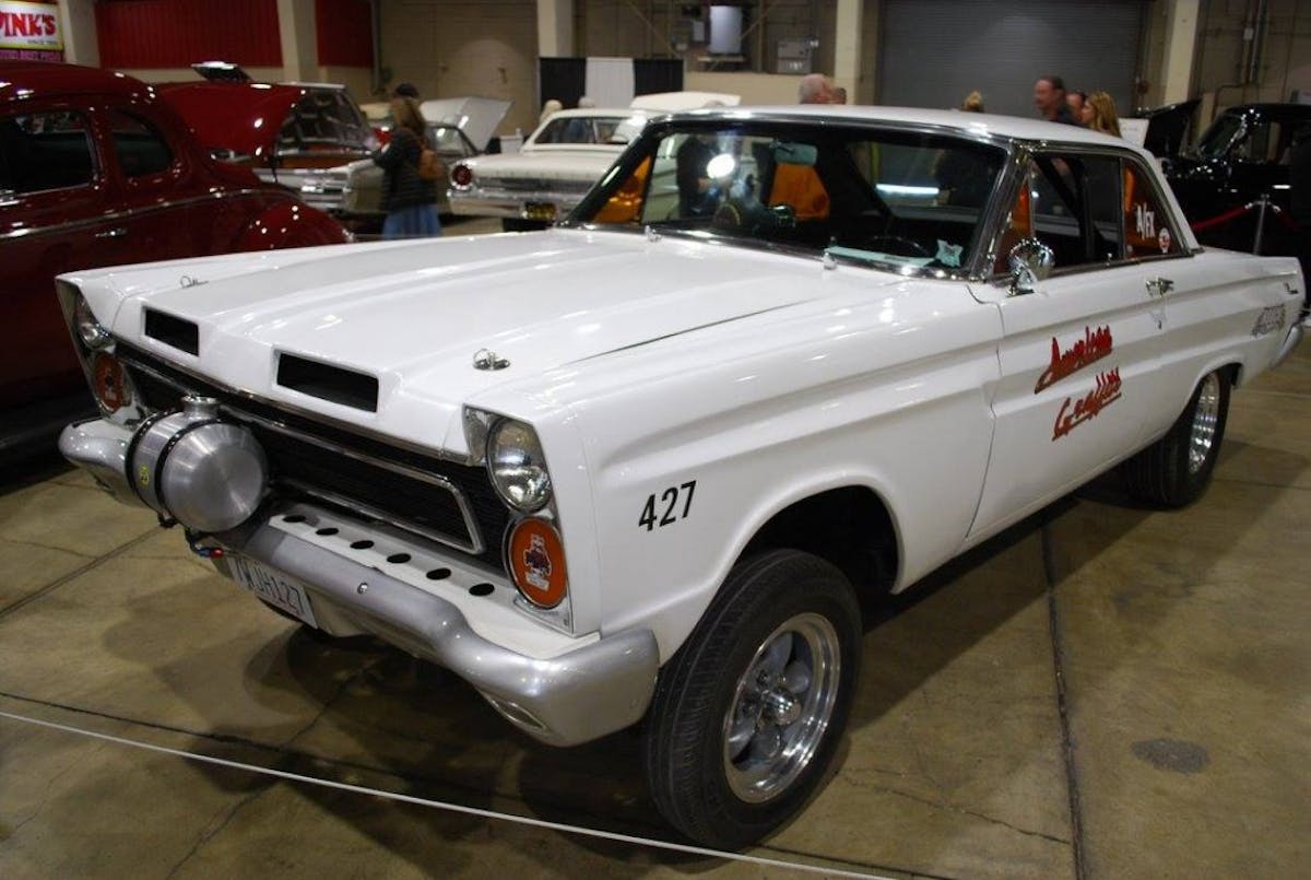 There were only a few Mercurys at this show but this one was superb. The American Graffiti Cyclone packed full Ford 427 ci FE power under hood.