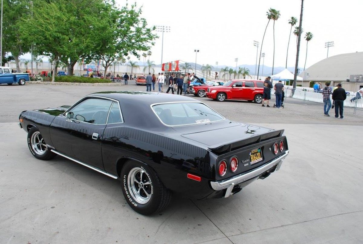 This '73 Cuda 340 was won of the cleanest Mopar as the show.