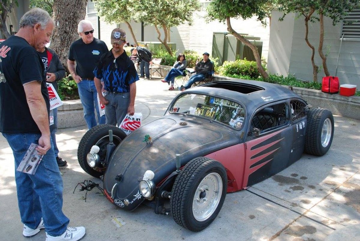 This rat rod VW was truly amazing.
