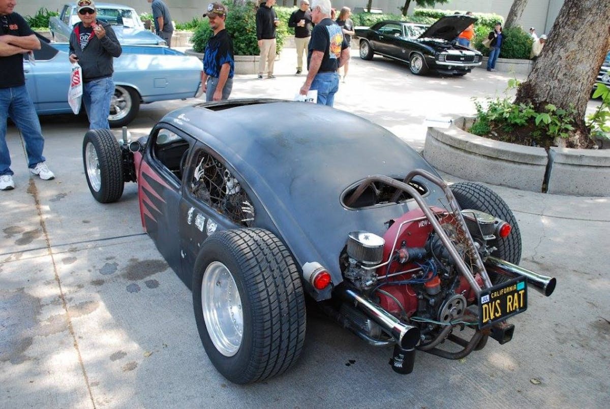Another angle of the rat rod VW