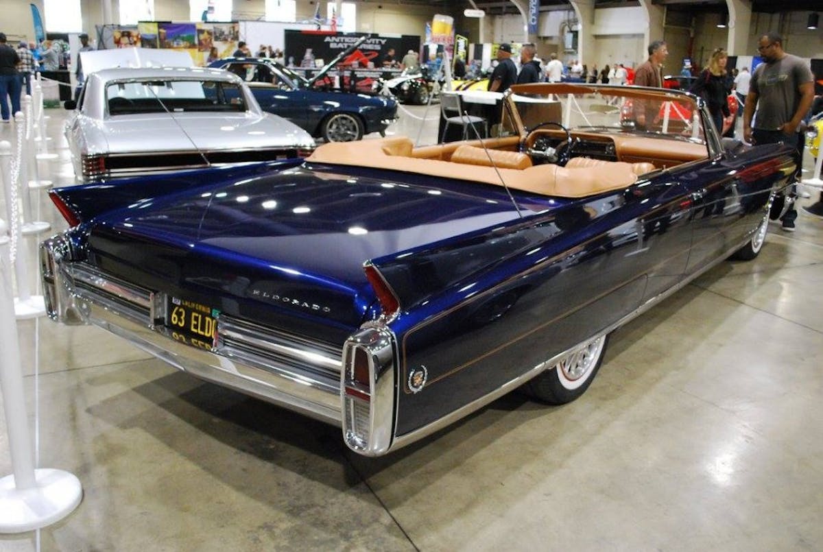 1963 Cadillac Eldorado convertible built on Overhaulin' TV show.