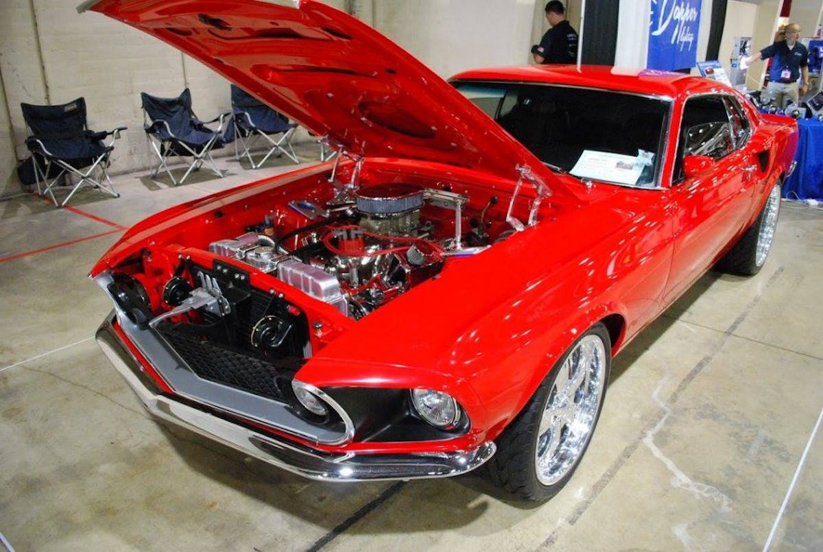 1969 Mustangs were very popular with participants at the show.