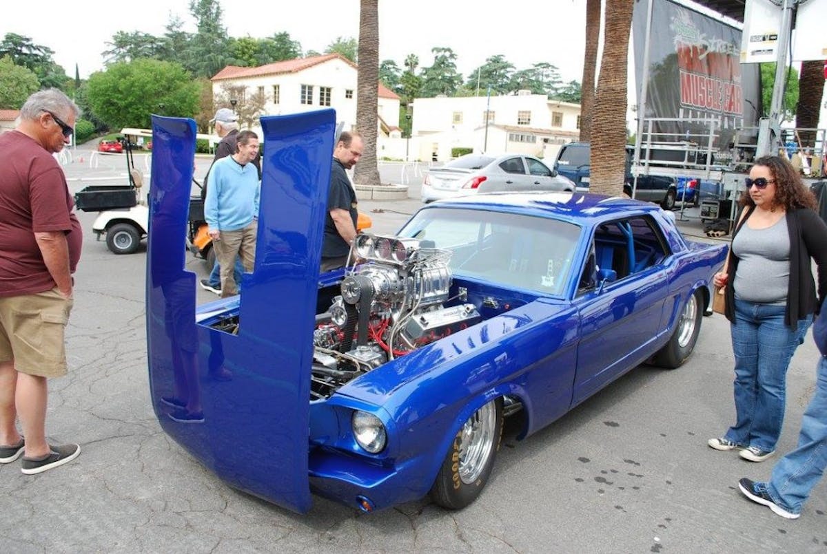 Paul Purfendi's awesome blown '65 Mustang.