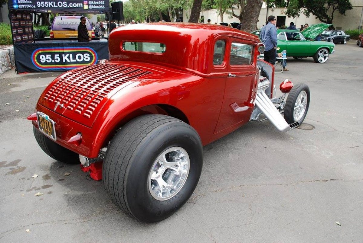 This awesome '32 Ford was over the top with cool Fuel Altered style.