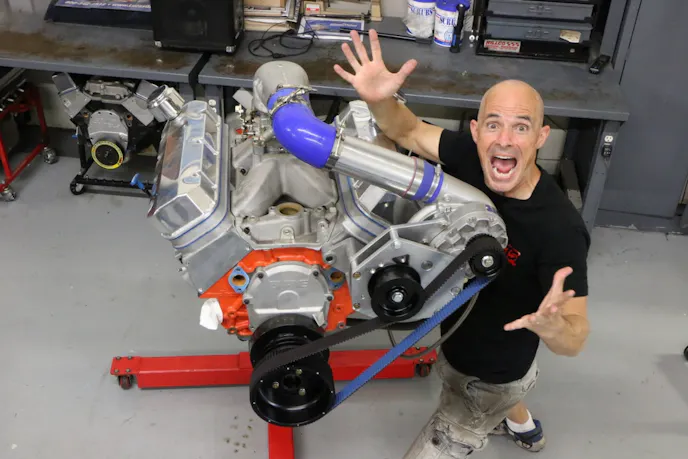 The great thing about the new BPE 540 is topping it with the power adder of your choice. Having previously run the big-block stroker with nitrous and a 6-71 blower, we decided to employ a Vortech centrifugal supercharger. 