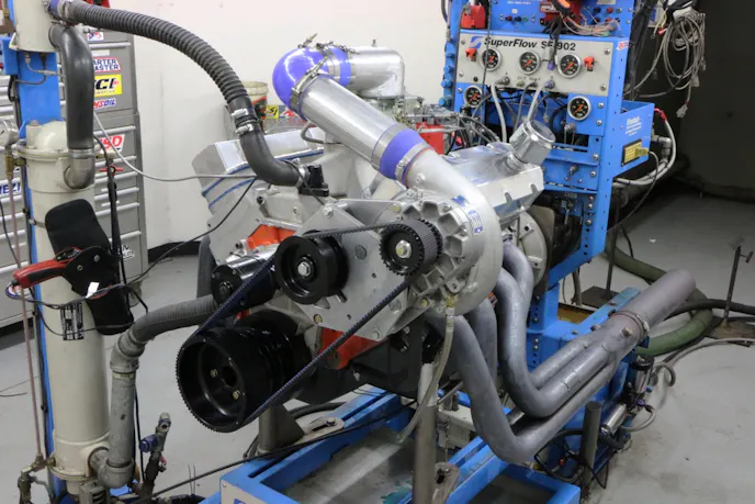 Run on the dyno with the YSi pumping out a maximum boost of 13.5 psi (at 6,000 rpm), the supercharged BPE 540 produced 1,060 hp and 958 lb-ft of torque.      