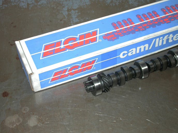 We sourced our reproduction HiPo cam from the boys over at Elgin. The solid flat-tappet cam profile offered plenty of performance in the little 289.  