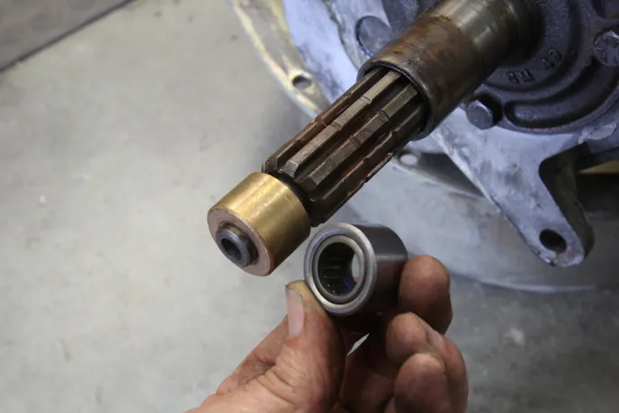 There are proponents of both pilot bushings and bearings. It has happened that pilot bearing can weld itself to the input shaft, making it near impossible to remove the transmission. This makes a case for pilot bushings. Never oil a self-lubricating pilot bushing, as this will clog up the pores in the bushing and cause it to fail.