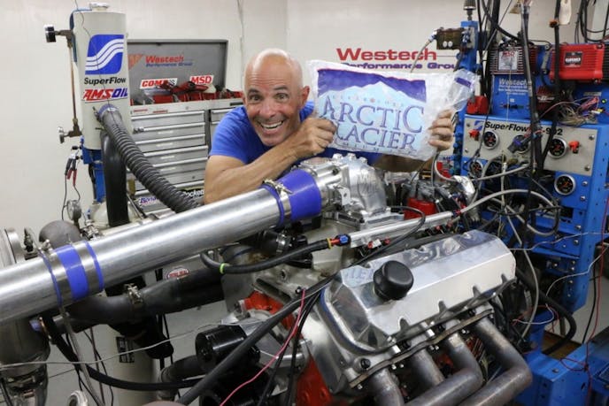 Was our twin-turbo big block ready for the ice-bucket challenge?